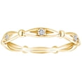 thumbnail image 1 of AFFY 0.03 Carat (Cttw) Round White Natural Diamond Accent Wedding Ring 14K Solid Yellow Gold (I-J Color ,I2-I3 Clarity ,0.03 Carat (Cttw) Ring Size-9.5, 1 of 2
