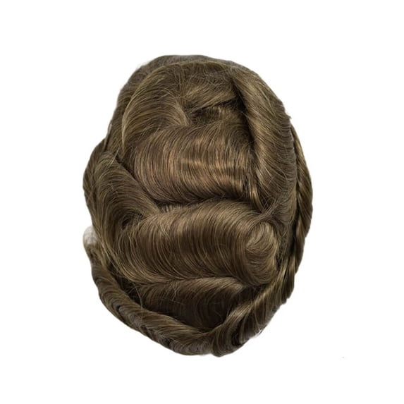 0.03mm Untra Thin Skin Male Hair Toupee Men Prosthesis Capillary Remy Human Hair Natural Men's Wigs Protese Capilar Masculina