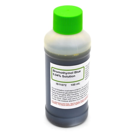 0.04% Aqueous Bromothymol Blue, 100mL - The Curated Chemical Collection