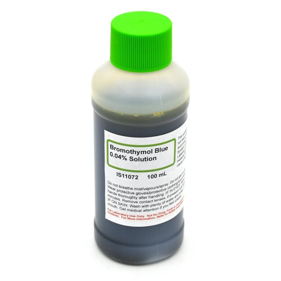 0.04% Aqueous Bromothymol Blue, 100mL - The Curated Chemical Collection