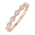 thumbnail image 1 of 0.04 Carat Anniversary Wedding Band Ring in 10K Rose Gold (Ring Size 7.75), 1 of 6