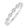 thumbnail image 1 of 0.04 Carat Anniversary Wedding Band Ring in 10k White Gold (Ring Size 7), 1 of 4
