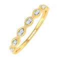 thumbnail image 1 of 0.04 Carat Anniversary Wedding Band Ring in 10k Yellow Gold (Ring Size 10), 1 of 6