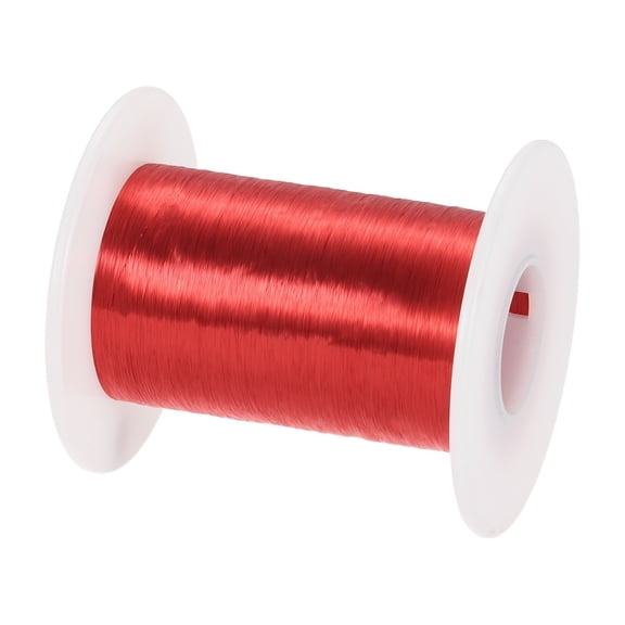 0.04mm Magnet Wire 29334ft (8941m) Enameled Copper Wires Magnet Winding Coil 100g 155C for Transformers Inductors, Red