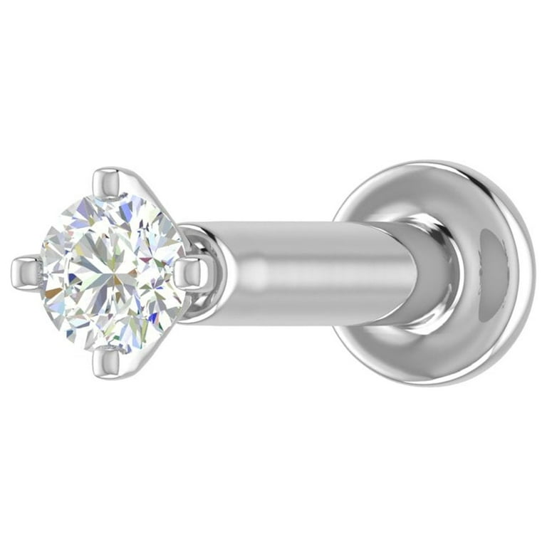 Solitaire diamond nose pin deals