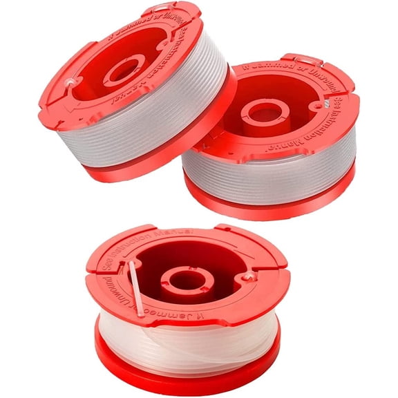 0.065 inch Trimmer Line Replacement Spool, 30ft Durable Nylon, 3 Pack, Compatible with Craftsman CMZST065 and CMZST0653