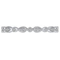 thumbnail image 1 of AFFY 0.07 Carat (Cttw) Round Natural Diamond Accent Engagement Band Ring 14K Solid White Gold (I-J Color, I2-I3 Clarity, 0.07 Carat (cttw) Ring Size-8, 1 of 4