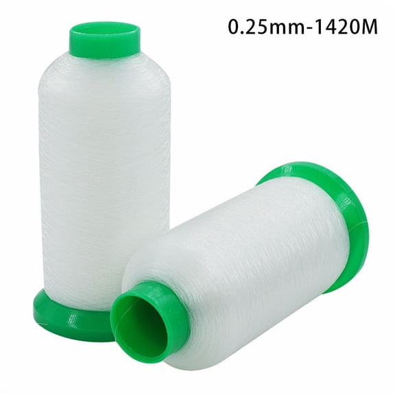 0.08-0.25mm Nylon Fish Silk Line Fishing Thread Transparent Crystal Thread 1420/6100/8800/12800M Fish Silk Wire Flower Edge Line