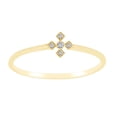 thumbnail image 1 of AFFY 0.08 Carat (Cttw) Round White Natural Diamond Accent Engagement Ring 14K Solid Yellow Gold (I-J Color ,I2-I3 Clarity ,0.08 Carat (Cttw) Ring Size-8.5, 1 of 2