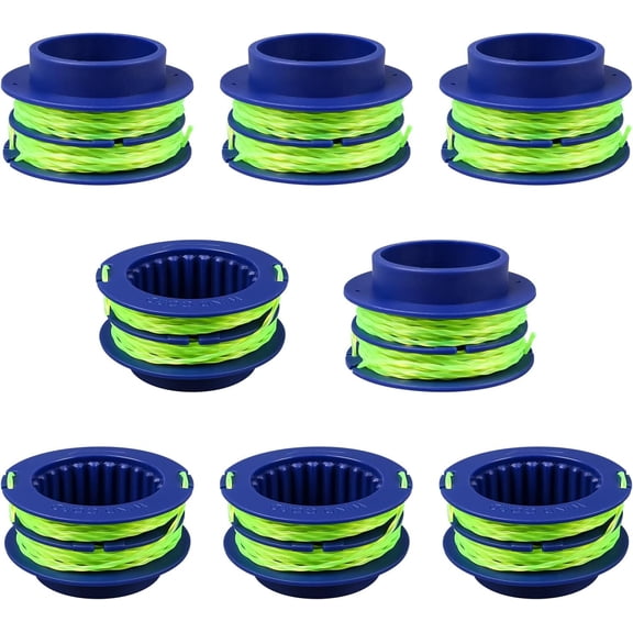 0.080in Dual Line Replacement Spool Compatible with Kobalt 24V Max KST 1124B-03, KST 2024A-03, 8 Pack
