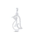 thumbnail image 1 of 0.083 CTW Diamond NK Gift Penguin Pendant, 1 of 1
