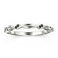 thumbnail image 1 of 0.08ct Radhe Ring 18K White Gold Over Silver, 1 of 4
