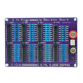 0.1-9.9999999M 0.1% 0.25W 25PPM Programmable Resistor Board Resistance Tolerance 0.1% High Precision 8-Segment