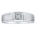 thumbnail image 1 of AFFY 0.1 Carat (Cttw) White Natural Diamond Engagement Wedding Ring 14K Solid White Gold (I-J Color, I2-I3 Clarity) Ring Size-10.5, 1 of 1