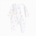 thumbnail image 1 of 0-1 Months Newborn Baby Cotton Bear Casual Long Sleeve Bodysuit Boy's Girl's Clothing, 1 of 4