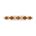 thumbnail image 1 of 0.1 ct Brilliant Round Cut Natural Garnet 18K Yellow Gold Stackable Band SZ 9.25, 1 of 6
