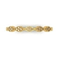 thumbnail image 1 of 0.1 ct Brilliant Round Cut Synthetic Yellow Moissanite 18K Yellow Gold Stackable Band SZ 10.5, 1 of 6