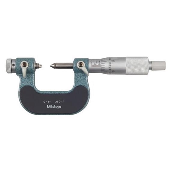 0-1 in. Screw Thread Micrometer with Interchangeable Anvils