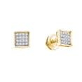 thumbnail image 1 of 0.10 CTW Diamond Micro Pave Earrings, 1 of 1