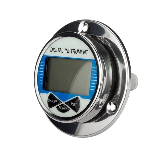 0-1000bar Hydraulic Vacuum Digital Pressure Gauge, Axial G 1/4 Male Connector Oil Gas Water Pressure Gauge 4'' Manometer ,Easy to Use - 100MM DIAL DIAMETER_0-6MPA