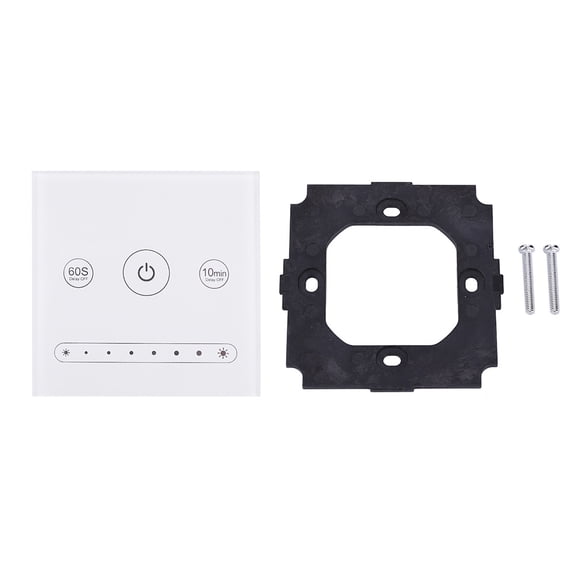 0-10V Panel Controller for Adjustable Brightness, AC 100-240V Compatible LED Strip Light Dimmer
