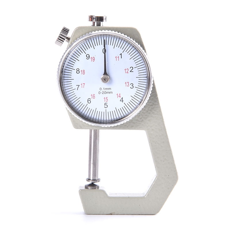010mm 020mm Metal Dial Thickness Gauge Leather Paper Thickness Meter