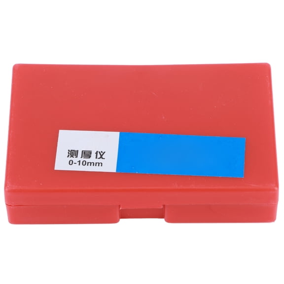 0-10mm Aluminum Alloy Dial Thickness Gauge with Pointed Head for Paper Leather Steel Wall Measurement
