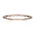 thumbnail image 1 of 0.11ct Diamond Moissanite Upon a Star 10K Rose GoldWedding Band, 1 of 4