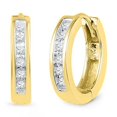 thumbnail image 1 of 0.12 CTW Diamond Hoops Earring, 1 of 1