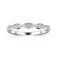 thumbnail image 1 of 0.12 Ct Wedding Band 10K White Gold Diamond Moissanite Wedding Ring, 1 of 4