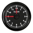 thumbnail image 1 of 0-12 Hours Meters 2 Inch 52mm Clock Gauges with Red Backlight Instrument Show Clock Meters for Car Boat Yacht RV 9-32V C, 1 of 7