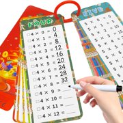 0-12 Multiplication Flash Cards, Large Math Table Flashcards, Multiplication Chart, Educational Times Table Flashcards for Classroom for 1st to 3rd Grades