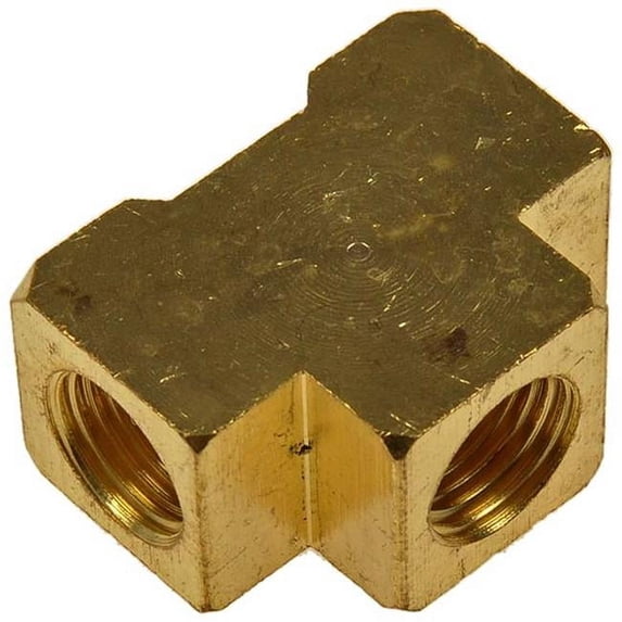 0.12 in. Brass Tee
