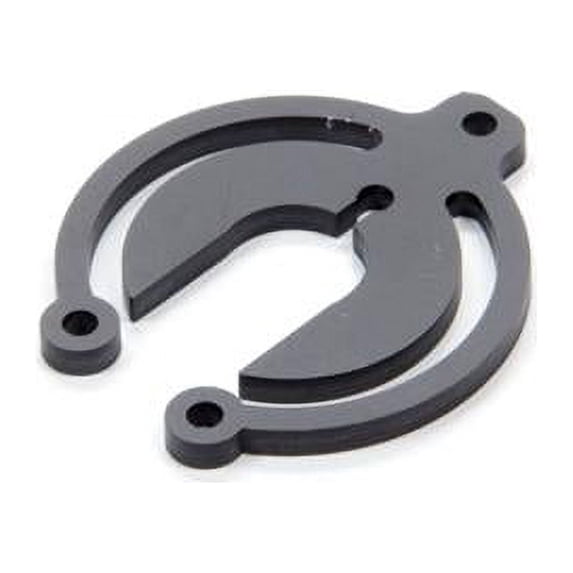 0.12 in. Thick Bump Stop Shim 14 mm Shaft Aluminum - Black