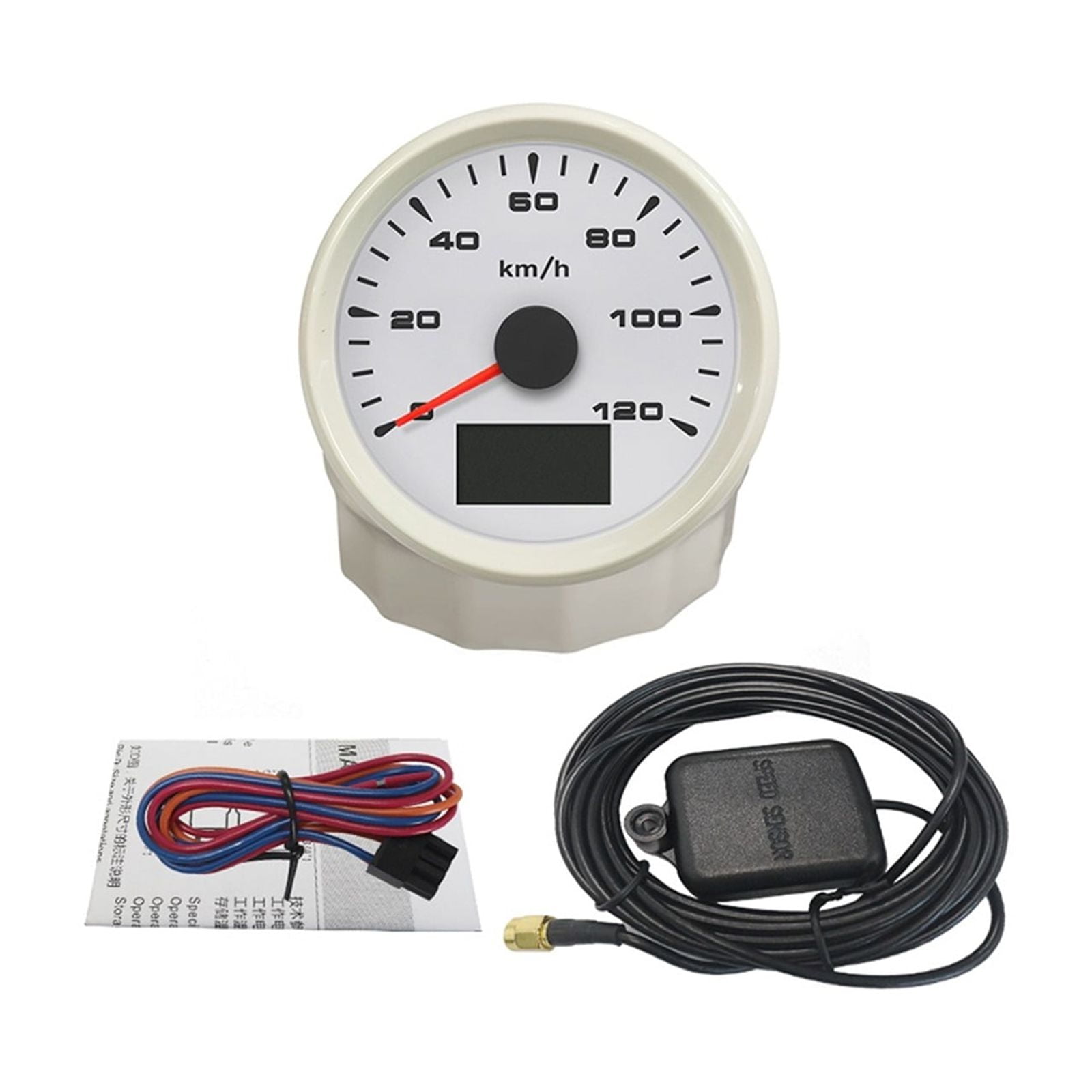 0-120KM/H 0-200KM/H GPS Speedometer Boat Car Motor With 8 Colors ...