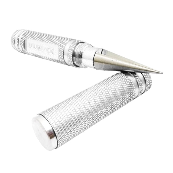 0-14mm Aluminum Alloy Expanding Hole Puncher Opener Reamer Tools with Protective Sleeve for RC Car Truck Body Shell Connector, Multipurpose Manual Hole Punch