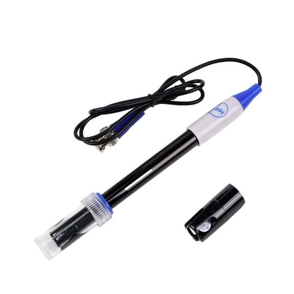 0-14pH Laboratory 0-14pH Electrode with Connector Probes Sensors for Water Testing Aquariums Pools