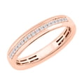 thumbnail image 1 of 0.15 Carat Diamond Unisex Wedding Band Ring in 14K Rose Gold (Ring Size 13.75), 1 of 3