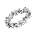 thumbnail image 1 of 0.15 Carat Excellent Round Cut Natural Diamond Beautiful Eternity Band for Women in Solid 950 Platinum Size 11.5, 1 of 8