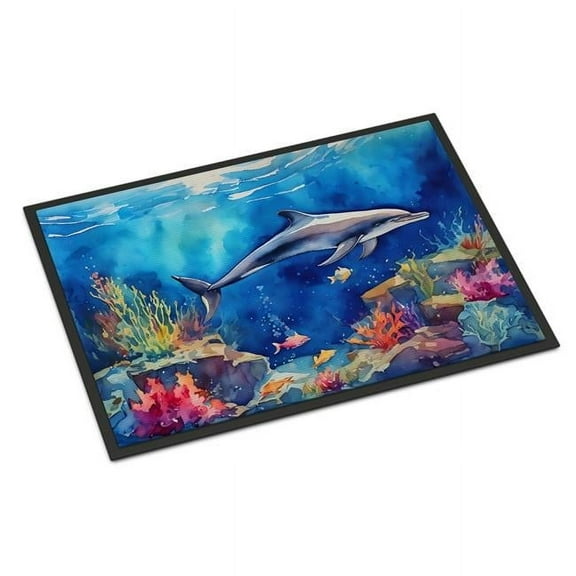 0.15 x 18 x 27 in. Dolphin Doormat