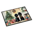 thumbnail image 1 of 0.15 x 24 x 36 in. Poodle Cozy Christmas Doormat, 1 of 1