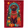 thumbnail image 1 of 0.15 x 40 x 28 in. Polyester Labrador Retriever Holiday Christmas House Flag, 1 of 1