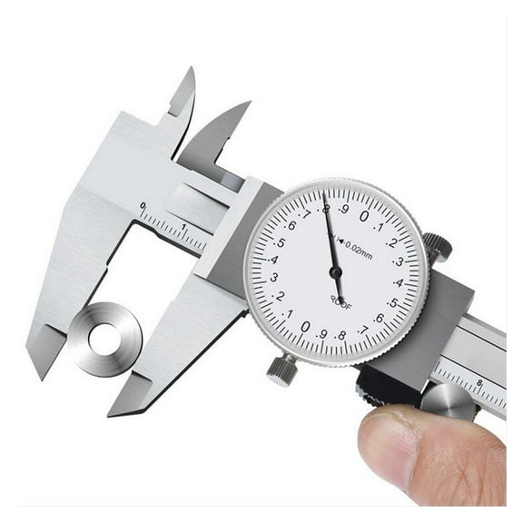 0-150/200mm Metric Gauge Measuring Tool Dial Vernier Caliper Shock-proof Vernier Caliper 0.02mm ,Easy to Use