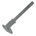 0150Mm Double Rule Scale Plastic Vernier Caliper Mini Measuring Ruler