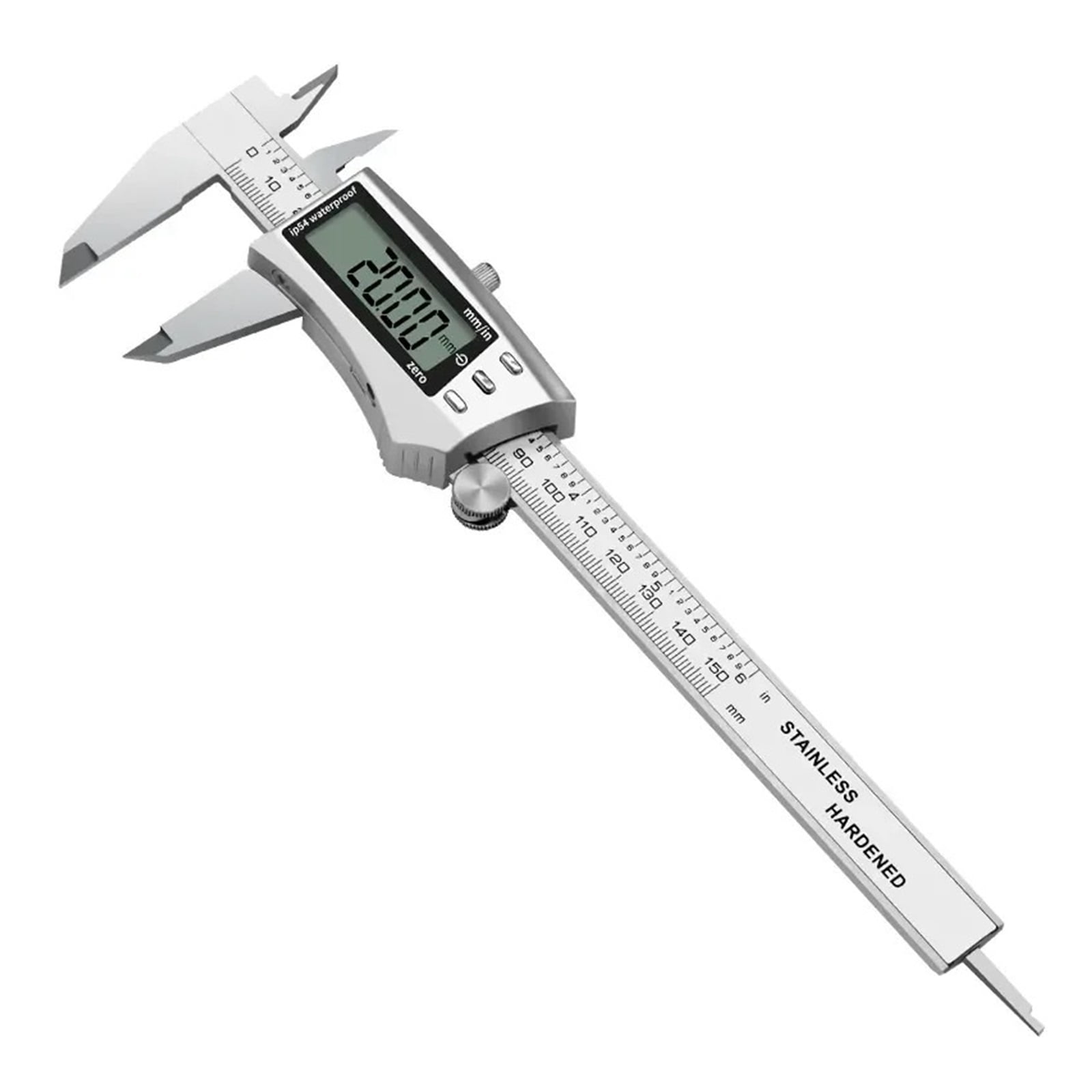 0-150mm Electronic Metal Caliper Digital Vernier Caliper Stainless Steel Ruler LCD Measuring Tools