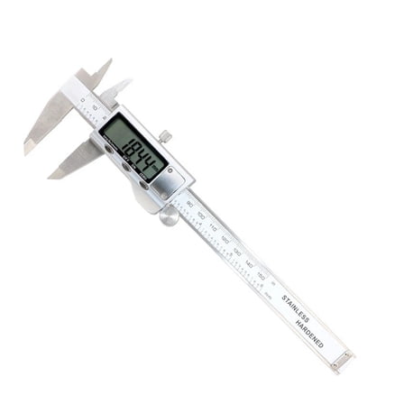 0-150mm Vernier Caliper Stainless Steel LCD Digital Caliper 6 Inch Instrument Depth Measuring Tools By ,Easy to Operate