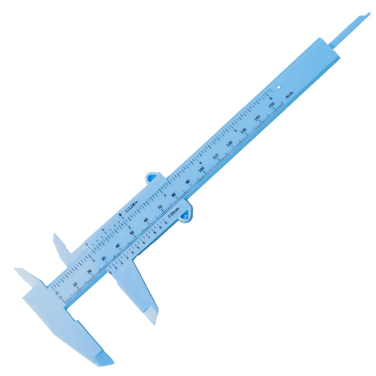 0-150mm Vernier Calipers Double Rule Scale Plastic Ruler For Jewelry Measurement School Student Measuring Tools Hand Tool