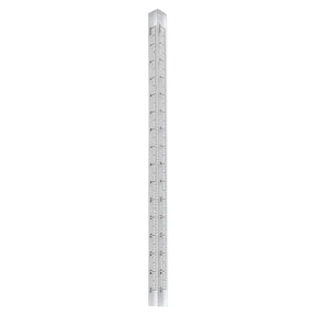 0-15cm Three-sided Straight Ruler Transparent Acrylic Ruler Math Drawing Tool for Artist Architect