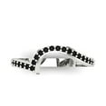 thumbnail image 1 of 0.16 ct Brilliant Round Cut Natural Onyx 18K White Gold Stackable Band SZ 8.75, 1 of 6
