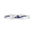 thumbnail image 1 of 0.16 ctw Wedding Band for Women - 14K White Gold Simulated Tanzanite Stackable Eternity Ring, 1 of 6